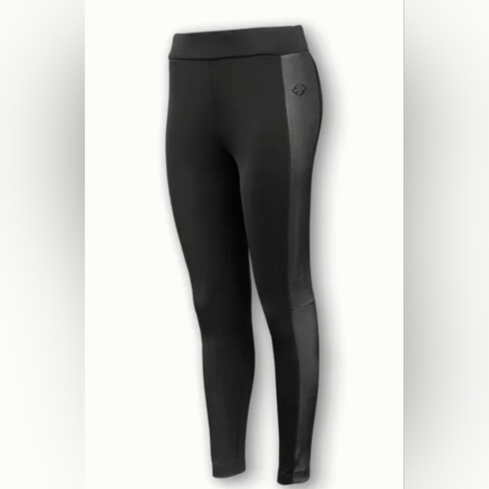 Harley Davidson Leggings Strech- Leather trim S